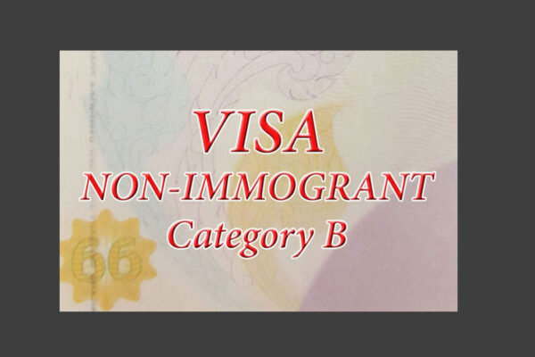 การขอ NON-B visa